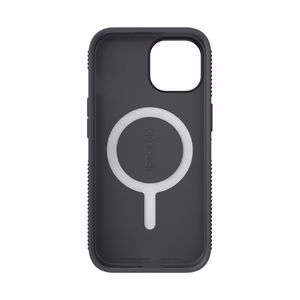 Speck Candyshell Grip MagSafe - Suojakuori iPhone 17e / 16e / 15 / 14 / 13 (musta / liuskekivi harmaa)