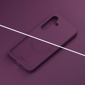 Etteri Silicone Mag -suojakuori Samsung Galaxy A57 5G -malleille, tumma kirsikanpunainen
