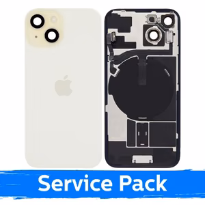 Takakuori, yhteensopiva Apple iPhone 15 / Keltainen / (Service Pack)