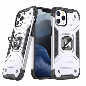 Suojakuori Wozinsky Ring Armor Apple iPhone 13 Pro, hopeinen