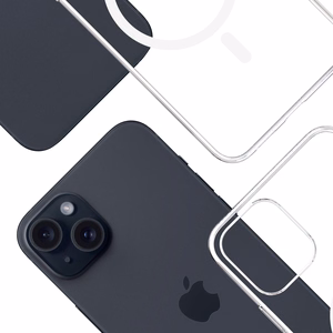 3mk Clear MagCase Apple iPhone 15:lle - läpinäkyvä