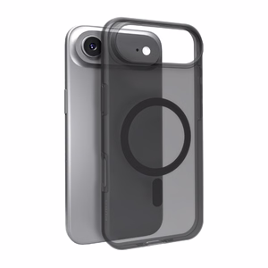 Puro Daylight MagSafe-yhteensopiva silikoninen suojakuori iPhone 17 Air:lle - läpikuultava musta