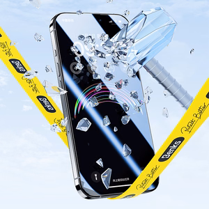 Benks Karkaistu lasi Air Shield HD (T068) iPhone 17 Airille musta - 10 kpl