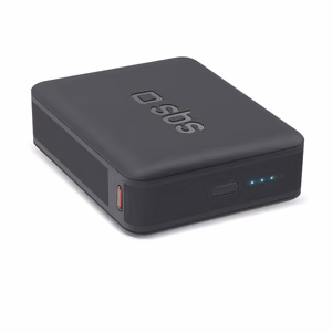 Powerbank SBS TEBB10000HDPD20K 10000 mAh Power Delivery -virtalähteellä - musta