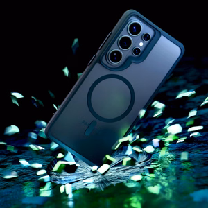 3mk Satin Armor MagCase Samsung Galaxy S26 Ultralle - Läpinäkyvä Musta