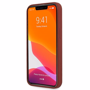 Mercedes Silicone Line kotelo iPhone 13 mini - punainen