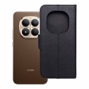 Fancy Book läppäsuojakuori Xiaomi Redmi Note 15 Pro Plus 5G musta