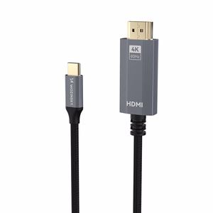 Wozinsky USB-C - HDMI 4K 60Hz Kaapeli 1,8m - Musta