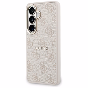 Guess suojakuori 4G Embossed Ring MagSafe Samsung Galaxy S26:lle pinkki