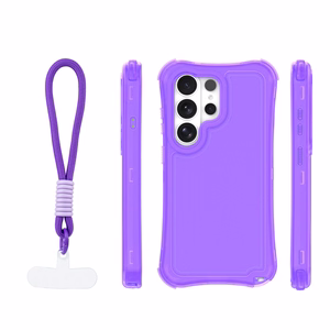 Safepop suojakuori hihnalla Samsung Galaxy S26 Ultra violetti