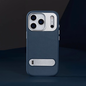 Moshi Kameleon MagSafe suojakuori iPhone 17 Pro -laitteelle, jalustatoiminnolla, Midnight Gray -värinen