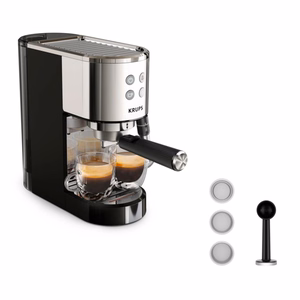 Krups Virtuoso XP444C10 kahvinkeitin puoliautomaattinen espressokeitin 1 L