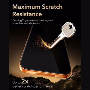 ESR UltraFit Armorite Pro karkaistu lasi malleille iPhone 18 Pro Max / 17 Pro Max, musta