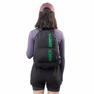 Rockbros H10-BK urheilullinen kokoontaitettava reppu 18 l - musta