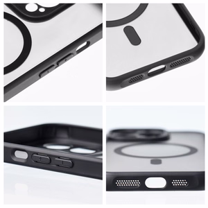 FULL MATTE MAG COVER puhelimen kuori, MagSafe-yhteensopiva, SAMSUNG A36, musta