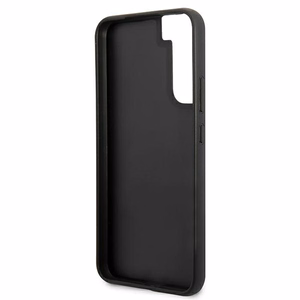 BMW Signature Logo Imprint Kotelo Samsung Galaxy S22+ - musta