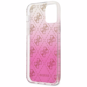 Guess GUHCP12SPCU4GGPI iPhone 12 mini 5.4" vaaleanpunainen/vaaleanpunainen kovakotelo 4G Gradienti