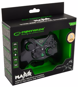 Esperanza EGG112K Game Controller Gamepad PS3, XBOX ONE, PC USB 2.0 Black
