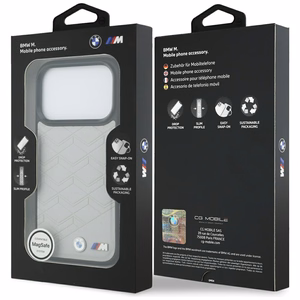 BMW M Shape Logo MagSafe Suojakuori iPhone 17 Pro Maxille - harmaa
