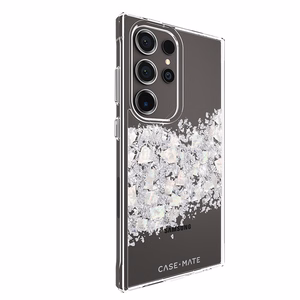 Case-Mate Karat suojakuori Samsung Galaxy S24 Ultra -laitteelle, helmiäiskoristeltu, A Touch of Pearl