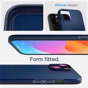 Spigen Thin Fit iPhone 15 Plus Suojakuori - Sininen