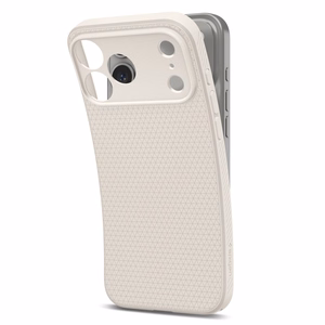 Spigen Liquid Air -suojakuori iPhone 17 Pro / 18 Pro -malleille, titaaninharmaa