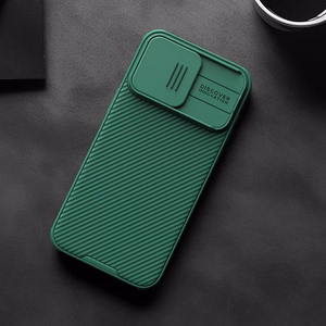 Nillkin CamShield Pro Magneettinen Suojakuori iPhone 15 Plus:lle kamerasuojalla - musta