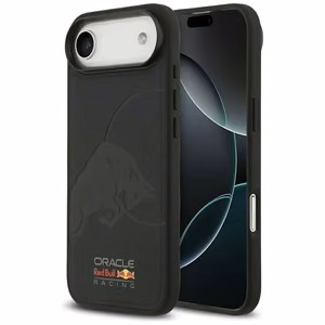 Red Bull Meshed Debossed Bull MagSafe case for iPhone Air, navy blue