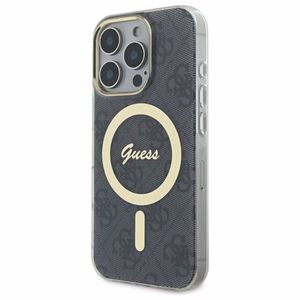 Guess IML 4G MagSafe Suojakuori iPhone 16 Pro:lle - musta
