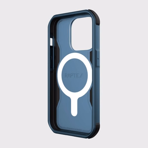 Raptic X-Doria Fort Case iPhone 14 Pro MagSafe panssaroitu sininen suojus