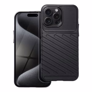 Thunder Suojakuori iPhone 15 PRO MAX:lle musta
