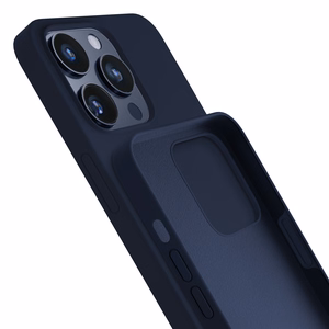 3mk silikonikuori iPhone 15 Pro Max - tummansininen