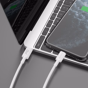 Dudao L6X USB-C - Lightning PD 20W 1m Kaapeli - valkoinen