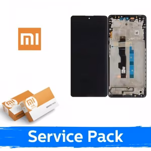 LCD-näyttö yhteensopiva Xiaomi Redmi Note 13 4G kehyksellä / Ocean Sunset / (Service Pack)