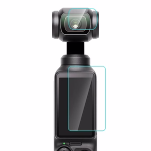 Karkaistu lasinen linssi- ja näytönsuoja DJI OSMO Pocket 3:lle