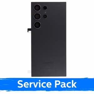 Back Cover Compatible With Samsung S928 S24 Ultra / Titanium Black / (Service Pack)