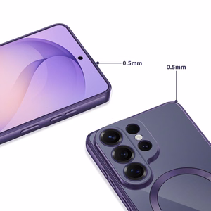 Tech-Protect MagFlex MagSafe -suojakuori Samsung Galaxy S26 Ultra:lle - läpinäkyvä violetti