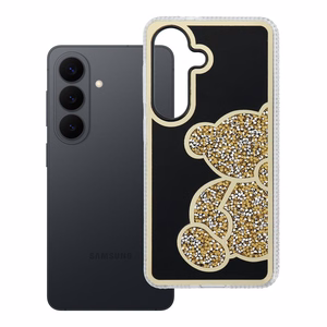 Suojakuori Samsung S26:lle Teddy Bear kultainen