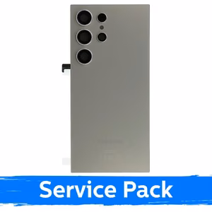 Back Cover Compatible With Samsung S928 S24 Ultra / Titanium Grey / (Service Pack)