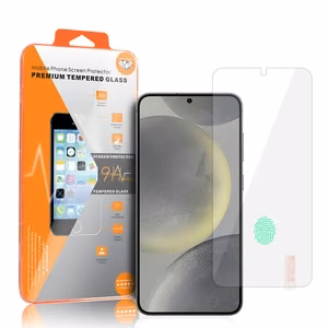 Orange-karkaistu lasi SAMSUNG GALAXY S24 -puhelimelle, tukee sormenjälkilukituksen avaamista