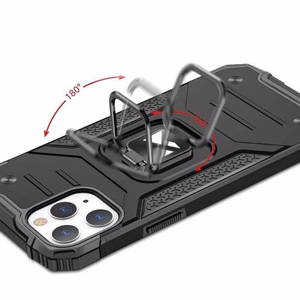 Suojakuori Wozinsky Ring Armor Apple iPhone 13 Pro, hopeinen