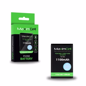 Maximcell battery for Nokia 1208/1209/1616/C1 (BL-5CA) 1100mAh Li-ion