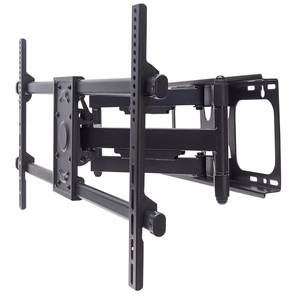Manhattan TV- ja näyttöseinäkiinnike, täysliikkuva, 1 näyttö, 37–75", musta, VESA 200x200–800x400 mm, maks. 75 kg