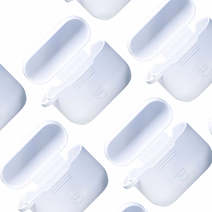 3mk Silikoninen AirPods-suojakuori AirPods Pro 3 -laitteelle - valkoinen