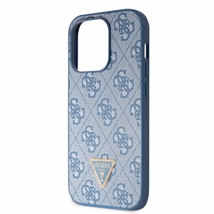 Guess GUHCP14LP4TDSCPB iPhone 14 Pro 6,1 sininen/sininen kovakuori Crossbody 4G Metal Logo