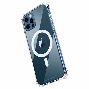 TEL PROTECT MagSilicone Suojakuori iPhone 13 Pro:lle läpinäkyvä
