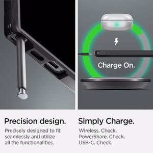 Spigen Tough Armor suojakuori Samsung Galaxy S24 Ultra:lle musta