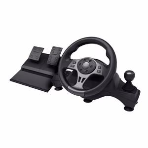 Trust GXT 289 Movi, black, USB steering wheel + pedals, Nintendo Switch, PlayStation 4, Xbox One S, Xbox One X, Xbox Series S, Xbox Series X