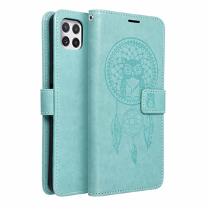 MEZZO Kirjasuojakuori Samsung A22 5G:lle dreamcatcher vihreä