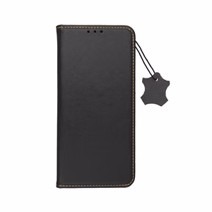 SMART PRO Book nahkainen läppäsuojakuori Xiaomi Redmi Note 10 Pro:lle musta